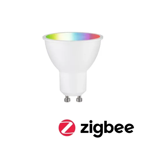 Łatwy zwrot Żarówka Zigbee LED E27 RGBW 4,8W 350LM Paulmann PL29147 kolorowa + odcienie bieli + ściemnialna
