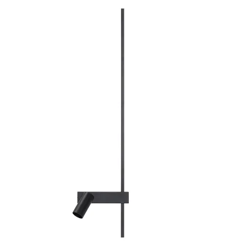 Łatwy zwrot Czarny kinkiet prawy listwa 80cm i regulowany reflektor Nowodvorski 11426 Easy LED 11W 3000K i GU10