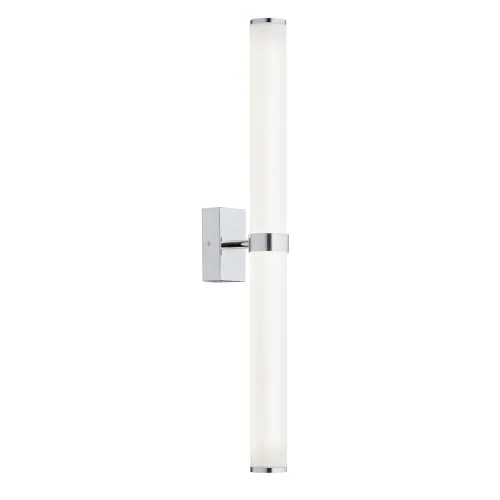 Chromowany kinkiet łazienkowy z opalowymi kloszami walcami Argon 8925 Batumi LED 24W 3000K IP44 Do wyczerpania zapasów