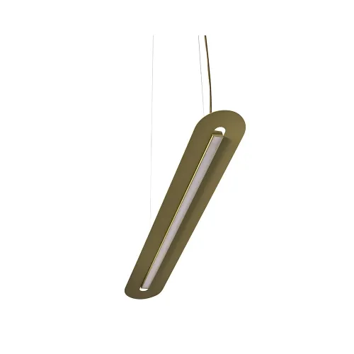 Oliwkowa lampa wisząca listwa ledowa Ummo SNA61414P2 Senkei A LED 19,2W 3000K 98,4cm Szybka wysyłka