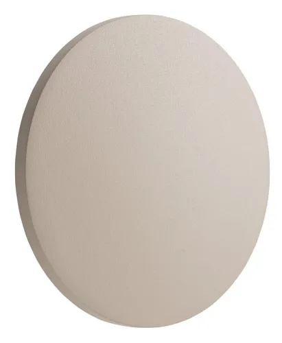 Beżowy płaski okrągły 13,5cm kinkiet Nowodvorski 11563 Aria LED S 6W 3000K CRI90 IP54 Łatwy zwrot