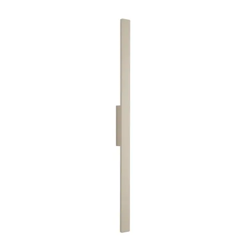 Bestseller Beżowy prostokątny płaski kinkiet wodoszczelny 100cm Nowodvorski 11556 Demi LED 18W IP54 3000K