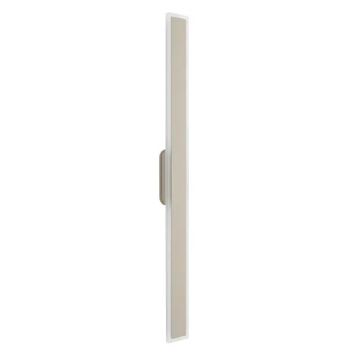 Beżowy prostokątny płaski kinkiet wodoszczelny 100cm Nowodvorski 11554 Isla LED 22W IP54 3000K Wysoka jakość