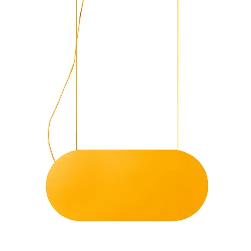 Płaska owalna melonowa lampa wisząca Ummo MLA653P2 Malumi A LED 24W 3000K Taniej