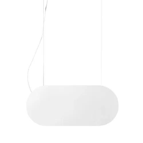 Bezpieczna płatność Płaska owalna biała lampa wisząca Ummo MLA611P2 Malumi A LED 24W 3000K