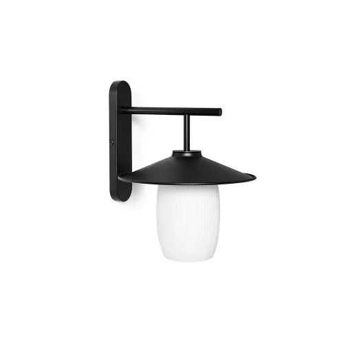 Czarno biała orientalna lampa ścienna w formie pagody Ummo JNB12000 Jingu B E27 Oferta czasowa