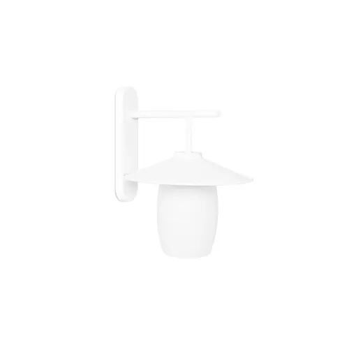 Biała orientalna lampa ścienna w formie pagody Ummo JNB11000 Jingu B E27 Obniżka ceny