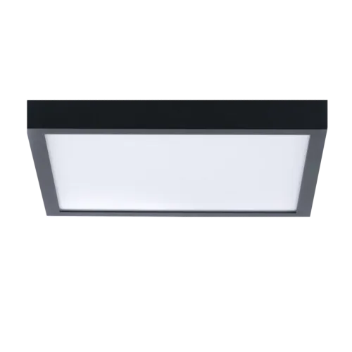 Lampa sufitowa kwadratowy czarny plafon Oxyled 894439 Soria SQ S LED 40W 2800+1200LM 3000K CRI90 435x90mm Szybka wysyłka