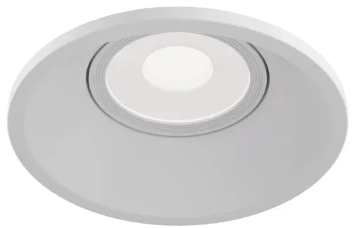 Lampa sufitowa Podtynkowa Maytoni DL028-2-01W Dot GU10 9,3cm x 4,5cm biały z regulacją z ramką Zamów teraz