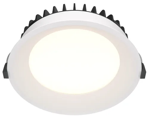 Bezpieczne zakupy Lampa sufitowa Podtynkowa Okrągła Maytoni DL055-24W4K-W Okno LED 24W 4000K 120stopni 17,5cm x 5,5cm biały