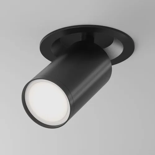 Dostępne od ręki Lampa sufitowa Podtynkowa Reflektor Spot Maytoni C048CL-U-1B Focus S GU10 5,2cm 12,3cm czarny
