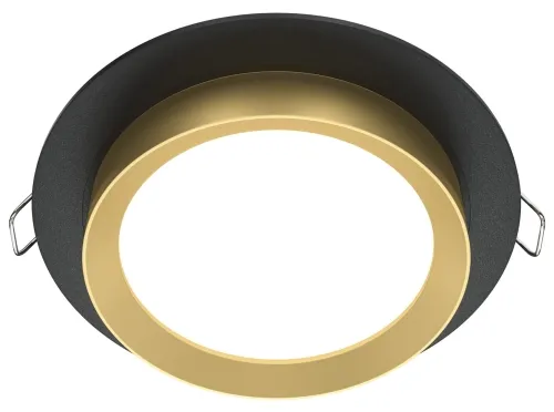 Lampa sufitowa Podtynkowa Maytoni DL086-GX53-RD-BG Hoop GX53 11cm x 5,3cm czarny złoty Tylko do końca tygodnia