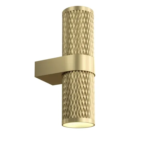 Lampa ścienna góra dół Kinkiet frezowany Maytoni C069WL-02MG Focus Design 2xGU10 6,5x10,6x21,7cm złoty Zamów teraz