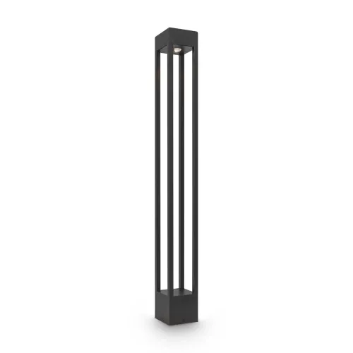 Lampa zewnętrzna stojąca słupek ogrodowy Maytoni O424FL-L10GF Elbe LED 10W 3000K IP65 100cm x 10cm grafit Obniżka ceny