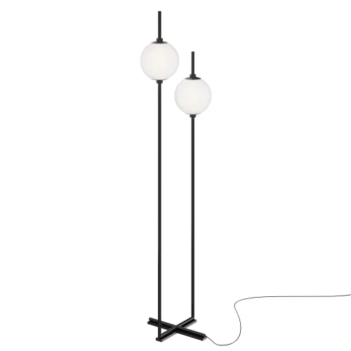 Bestseller Lampa stojąca Podłogowa Podwójna Maytoni Z020FL-L12BK The Sixth Sense LED 12W 3000K 44x32x150cm czarny