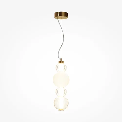 Szybka dostawa Lampa Wisząca Wysoka Maytoni P069PL-L17G3K Collar LED 17W 3000K 14cm x 169cm złoty