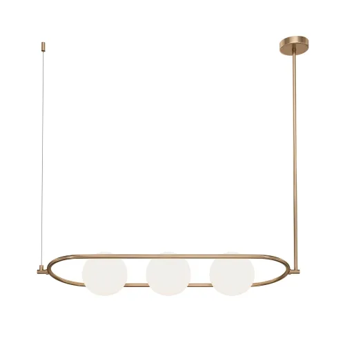 Lampa Wisząca Kule w Obręczy Maytoni MOD221PL-03BS Erich 3xE14 89cm x 137cm mosiądz Kup online
