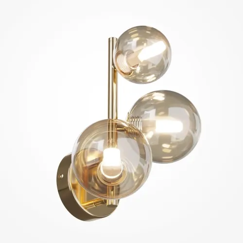 Lampa ścienna Kinkiet z kulami Maytoni MOD545WL-03G Dallas 3xG9 15x20x24cm złoty Hit sprzedaży