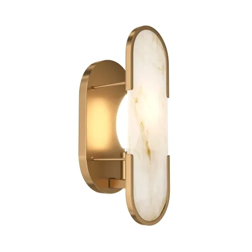 Lampa ścienna Kinkiet Maytoni MOD099WL-01G3 Marmo E14 12cm x 30cm złoty Zamów teraz