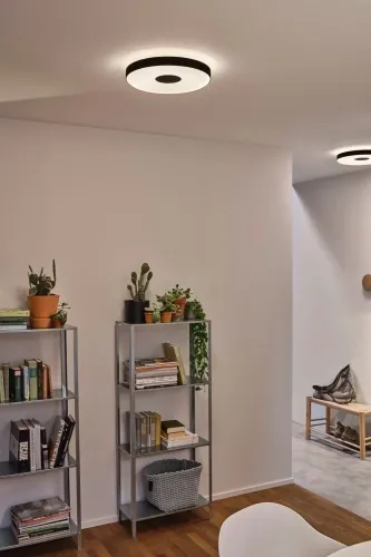 Plafoniera PURIC PANE LED 22W 400 mm 3-Step DIM 230V czarny / szary / metal Paulmann PL79518 Super okazja