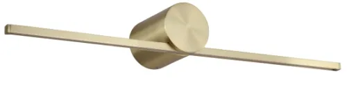Smukła złota lampa ścienna kinkiet linia do łazienki Light Prestige LP-777/1W M GD Modern Slim LED 6W 3000K IP44 40cm Nowość