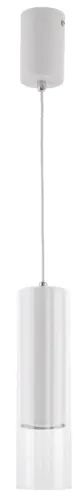 Wysoka jakość Lampa wisząca czarna tuba minimalistyczna szklany abażur Light Prestige LP-232/1P WH Manacor GU10