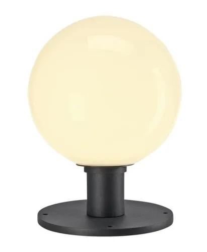 Zewnętrzna lampa stojąca szklana kula 20cm na antracytowej nóżce SLV 1001999 Gloo E27 IP44 Cena promocyjna