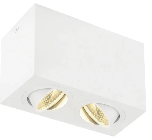 Wybór klientów Biała lampa sufitowa box sześcian SLV 1002008 Triledo LED 14W 3000K CRI90 38stopni