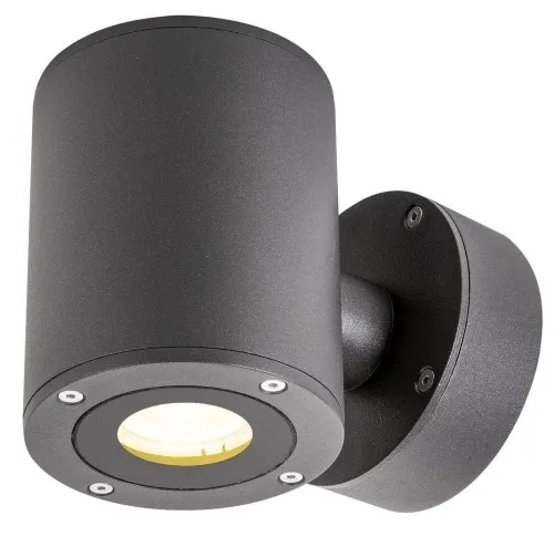 Antracytowy zewnętrzny kinkiet walec góra - dół SLV 1002018 Sitra LED 18W 976LM 3000K IP44 Ostatnie sztuki