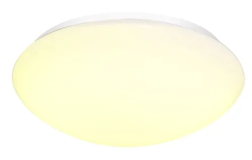 Bezpieczne zakupy Zewnętrzna okrągła biała lampa ścienno sufitowa SLV 1002021 Lipsy LED 17,5W 3000/4000K IP44 35cm ściemnialna