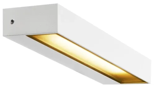 Cena promocyjna Zewnętrzna biała lampa ścienna SLV 1002070 Pema LED 7,7W 640LM 3000K IP54