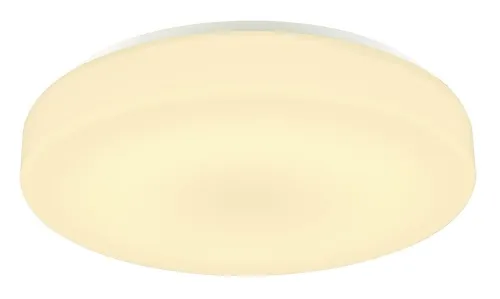 Biały ściemnialny okrągły plafon łazienkowy SLV 1002077 Lipsy LED 20W 3000/4000K IP44 40cm Premium