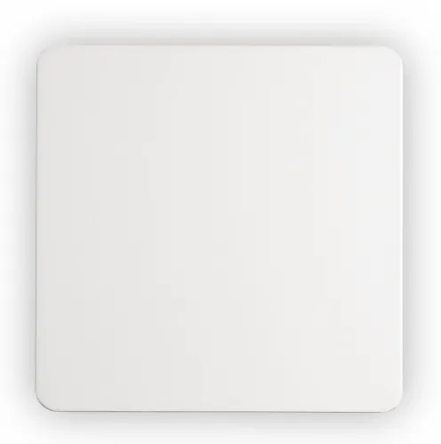 Kup online Biała płaska lampa ścienna kwadratowy zaoblony kinkiet Ideal Lux 195728 Cover LED 9,5W 830LM 3000K 15cm