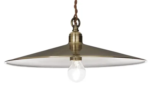 Szybka wysyłka Mosiężna polerowana klasyczna kuchenna lampa wisząca Ideal Lux 112701 Cantina E27 35cm x 105cm