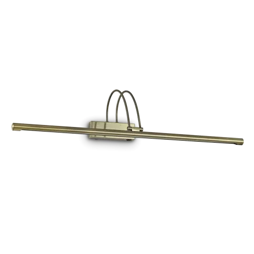 Brunatny włoski kinkiet nad obraz Ideal Lux 121147 Bow LED 8W 980LM 3000K 76cm Hit sprzedaży