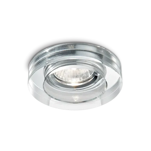 Wyjątkowa oferta Szklana okrągła lampa podtynkowa Ideal Lux 083254 Blues Round GU10 9,5cm x 3,7cm