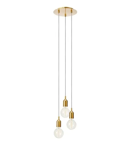 Lampa wisząca brązowa 3 punkty świetlne regulowana wysokość MarkSlojd 108099 Bronx 152cm x 25cm Najlepsza cena