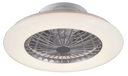 Lampa sufitowa plafon szary z wentylatorem zmieniacz kolorów RGB RL R62522187 Stralsund LED 9W+30W 2700K-6500K Ograniczona ilość