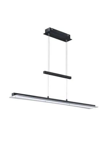 Super okazja Lampa wisząca czarna podłużna listwa na linkach RL R32421132 Smash LED 18W 100cm