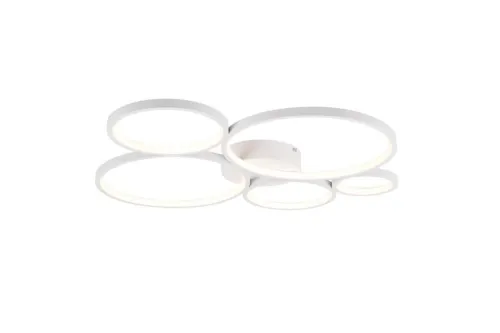 Lampa okręgi sufitowa Trio 622610531 Rondo LED 49W 3000K ściemniacz biała Bestseller