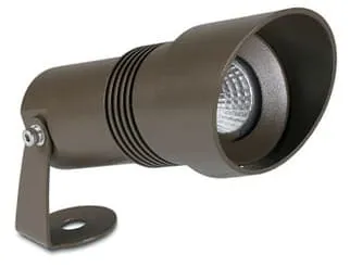 Brązowy zewnętrzny reflektor do oświetlenia roślin Leds C4 05-9881-J6-CL Micro LED 3W 3000K IP65 17stopni Łatwy zwrot