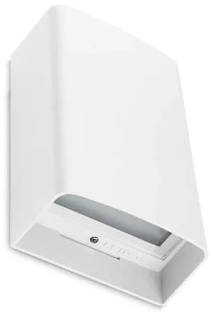 Szybka wysyłka Biały prostokątny kinkiet zewnętrzny Leds C4 05-9679-14-CL Clous LED 11W 3000K 86stopni IP66