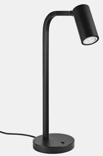 Oferta czasowa Czarna prosta lampa biurkowa Leds C4 10-7982-05-05 Simply GU10 47,5cm