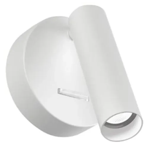 Biały regulowany kinkiet z włącznikiem Leds C4 05-6193-14-14 Stylus LED 5,1W 3000K 42stopnie Bezpieczna płatność