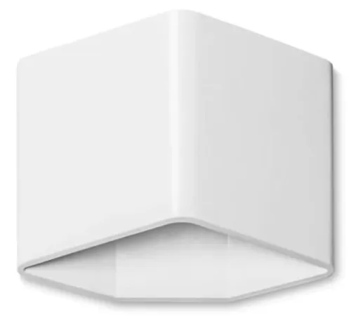 Biały zaoblony mały kinkiet Leds C4 05-3980-14-14 Jet LED 9,7W 3000K CRI90 Obniżka ceny
