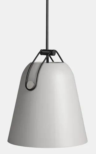 Oferta Szara kopułowa lampa wisząca Leds C4 00-7993-em-em Napa E27 28cm