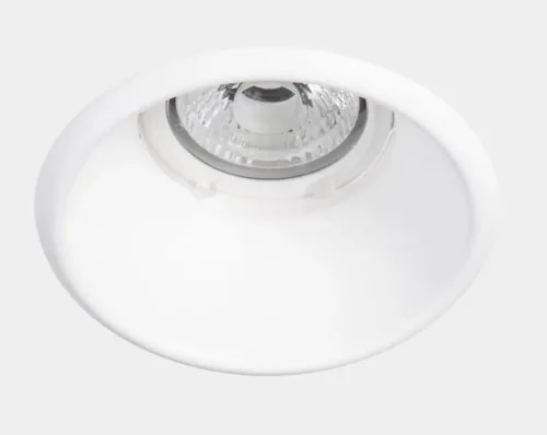 Biała okrągła lampa podtynkowa Leds C4 DN-1600-14-00 Dome GU10 9cm IP23 Premium