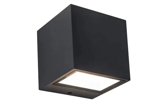 Rabat Zewnętrzna lampa ścienna kinkiet na elewację Lutec 5189125012 Gemini LED 9W 3000K IP54 Czarny