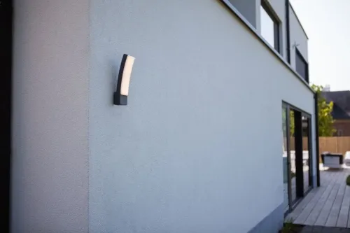Zewnętrzna lampa ścienna kinkiet na elewację Lutec 5288902118 Kira LED 18W 4000K IP54 szary Wyprzedaż