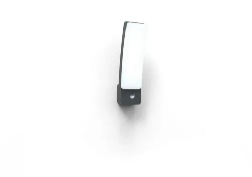 Oferta Zewnętrzna lampa ścienna kinkiet ogrodowy na elewację Lutec 5288903118 Kira LED 18W 4000K IP54 Czujnik ruchu zmierzchu szary